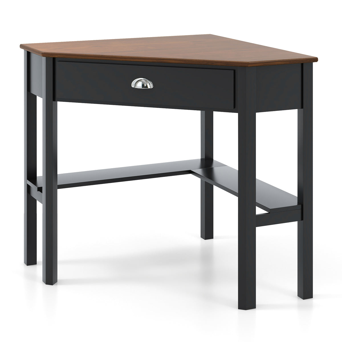 Corner Wooden Laptop Desk, Brown Corner Desks at Gallery Canada