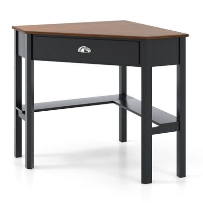 Corner Wooden Laptop Desk, Brown Corner Desks at Gallery Canada