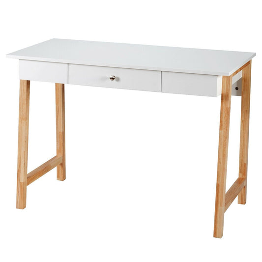 Computer Desk Laptop PC Writing Table Makeup Vanity Table, Natural - Gallery Canada