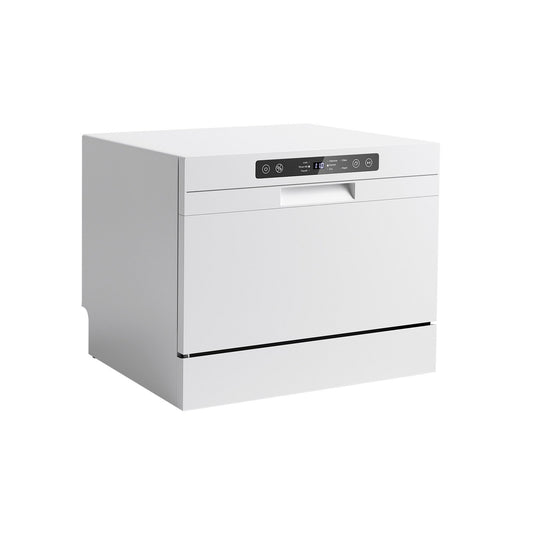 Compact Countertop Dishwasher with 6 Place Settings and 5 Washing Programs, White - Gallery Canada