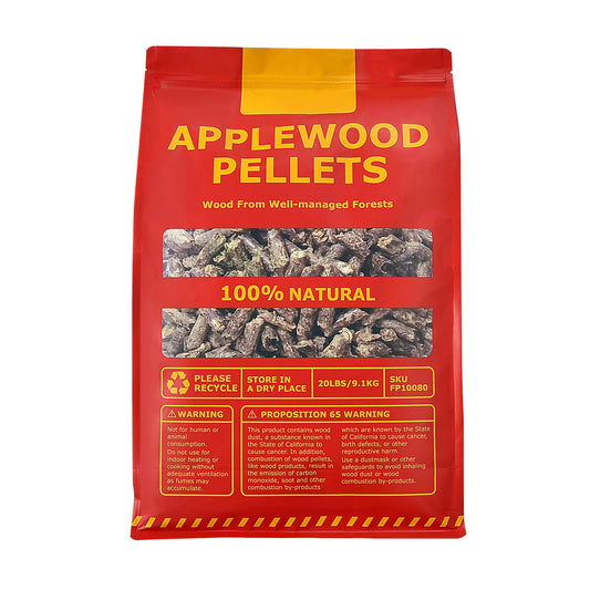 20 Pounds Apple Wood Pellets 100% All-Natural for Pellet Grills, Natural Outdoor Grills Natural at Gallery Canada