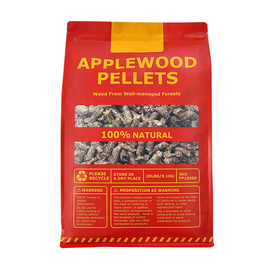 20 Pounds Apple Wood Pellets 100% All-Natural for Pellet Grills, Natural Outdoor Grills Natural at Gallery Canada