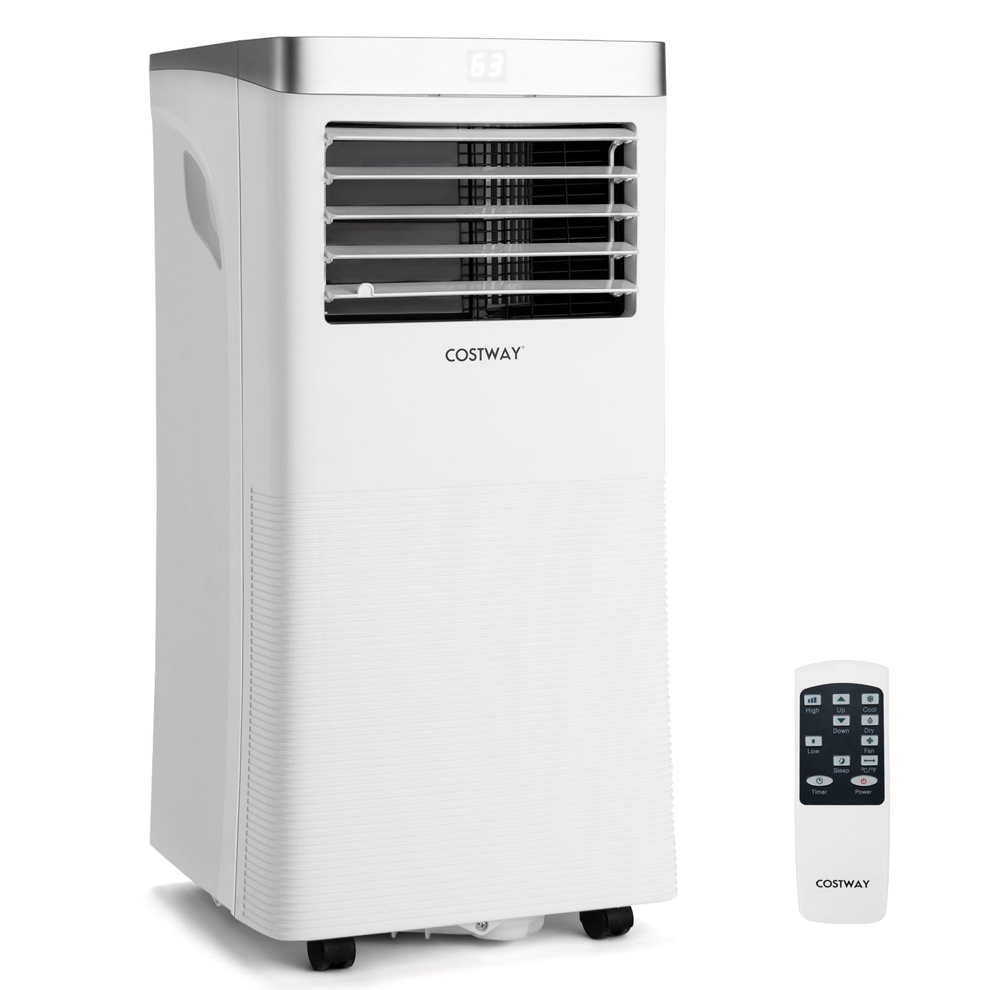 10000BTU 3-in-1 Portable Air Conditioner with Remote Control, White at Gallery Canada