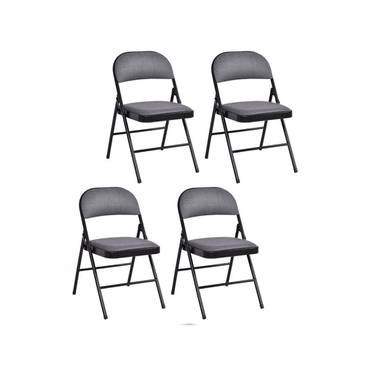 Folding Chair Set, Upholstered Seat, Fabric Backrest Chairs Options at Gallery Canada