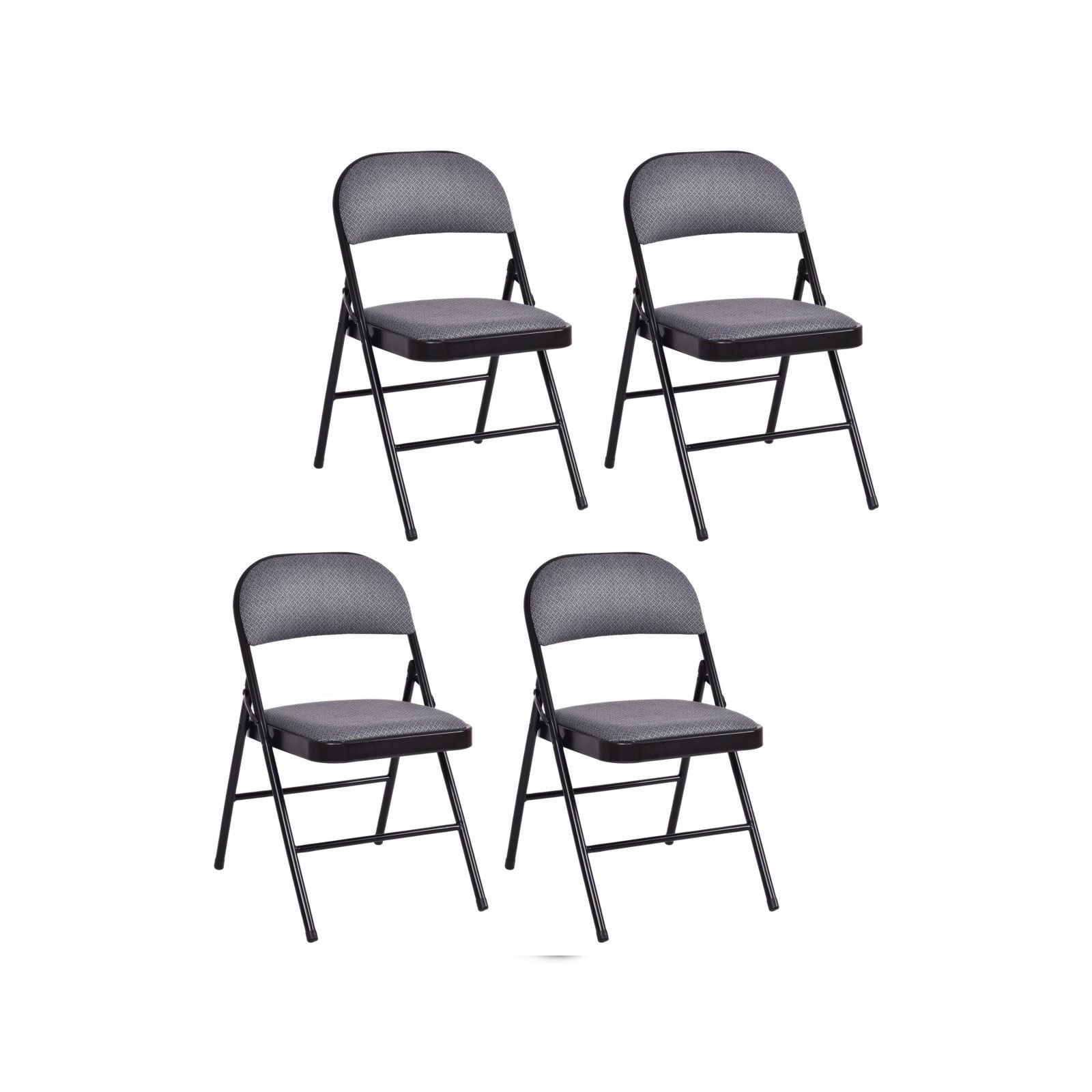 Folding Chair Set, Upholstered Seat, Fabric Backrest Chairs at Gallery Canada