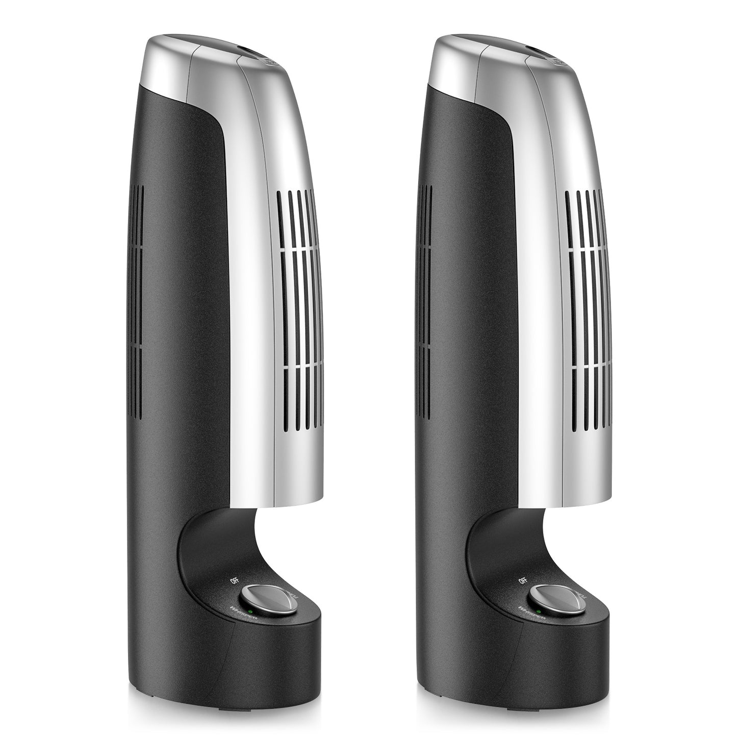 2 Pieces Mini Ionic Whisper Home Air Purifier for Dust and Smoke, Gray Air Purifiers at Gallery Canada