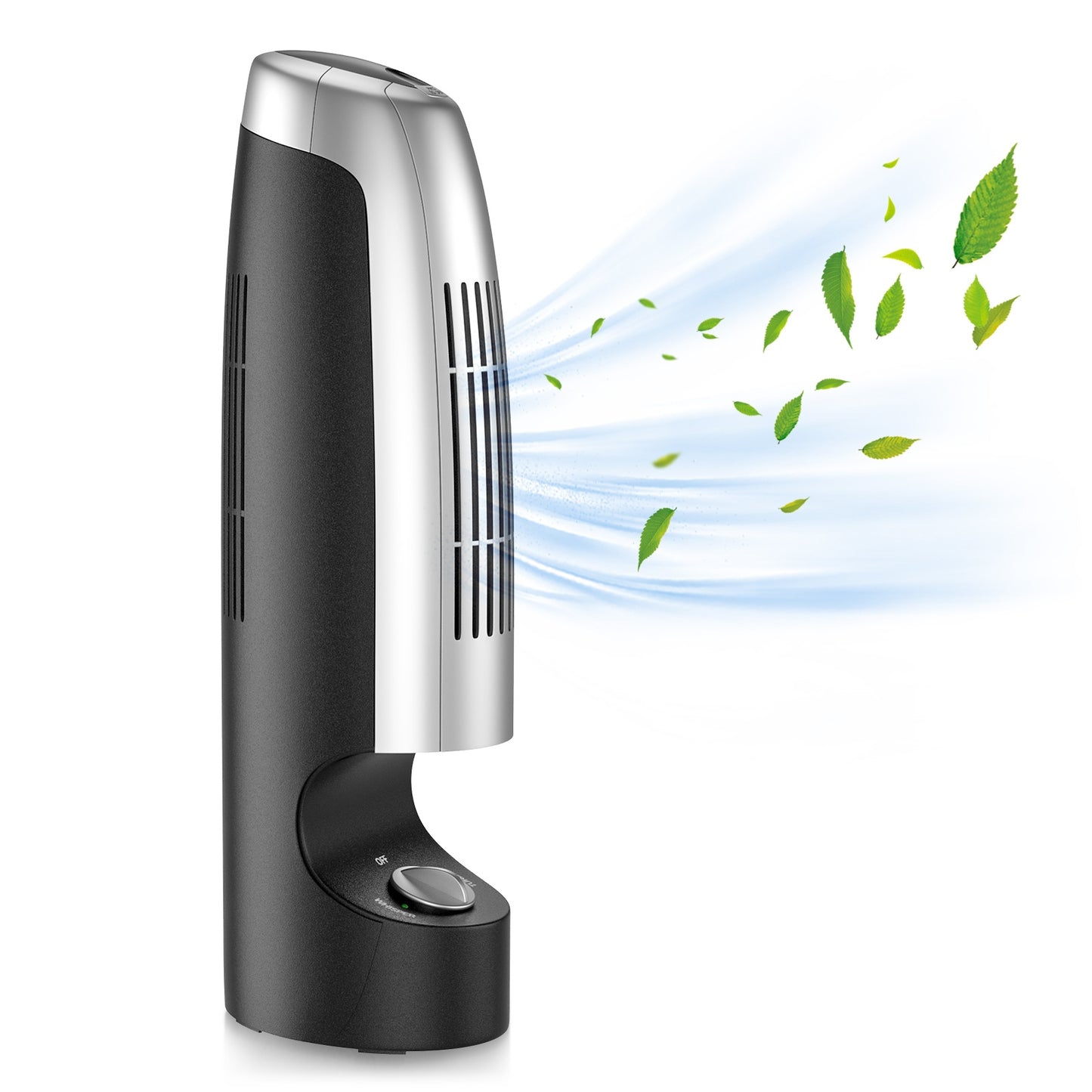 2 Pieces Mini Ionic Whisper Home Air Purifier for Dust and Smoke, Gray Air Purifiers at Gallery Canada