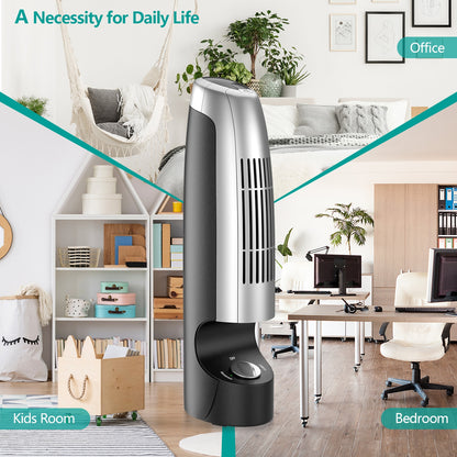2 Pieces Mini Ionic Whisper Home Air Purifier for Dust and Smoke, Gray Air Purifiers at Gallery Canada
