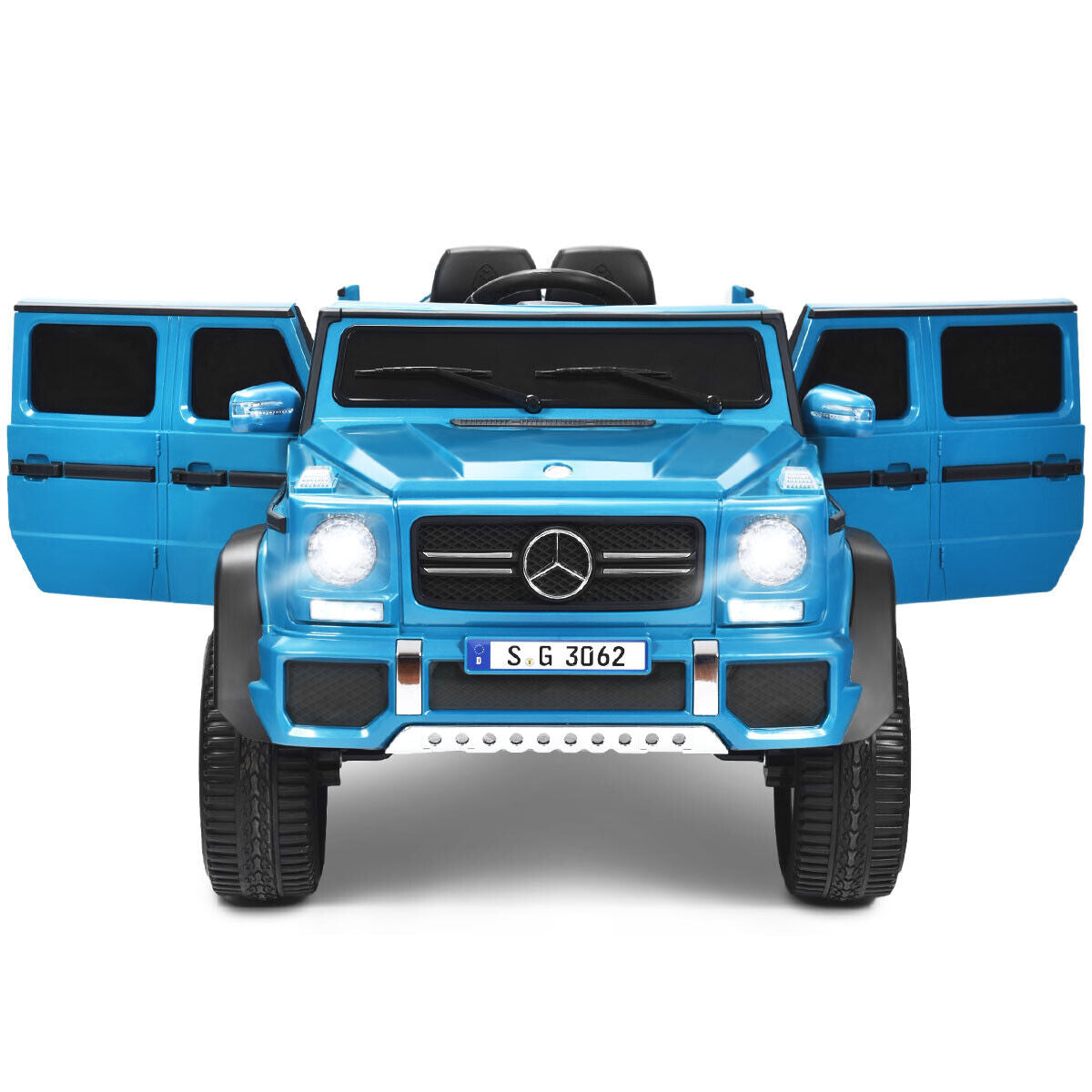 12V Licensed Mercedes-Benz Kids Ride On Car, Navy Powered Ride On Toys at Gallery Canada