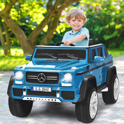 12V Licensed Mercedes-Benz Kids Ride On Car, Navy Powered Ride On Toys at Gallery Canada