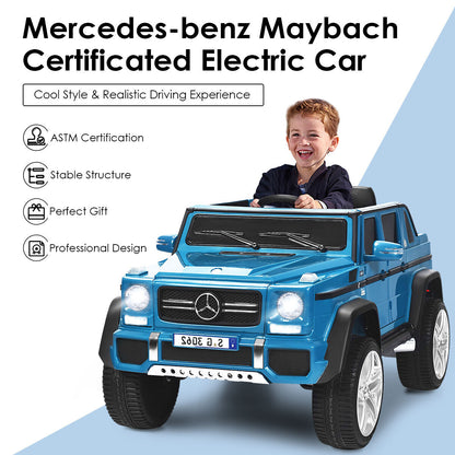 12V Licensed Mercedes-Benz Kids Ride On Car, Navy Powered Ride On Toys at Gallery Canada