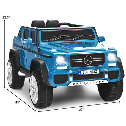 12V Licensed Mercedes-Benz Kids Ride On Car, Navy Powered Ride On Toys at Gallery Canada