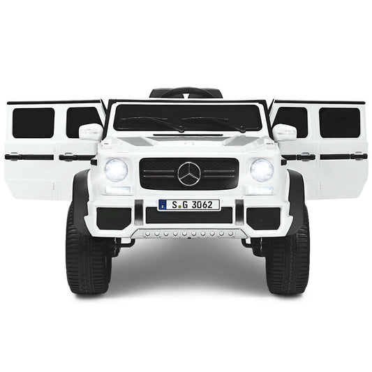 12V Licensed Kids Ride On Car, White Powered Ride On Toys White at Gallery Canada