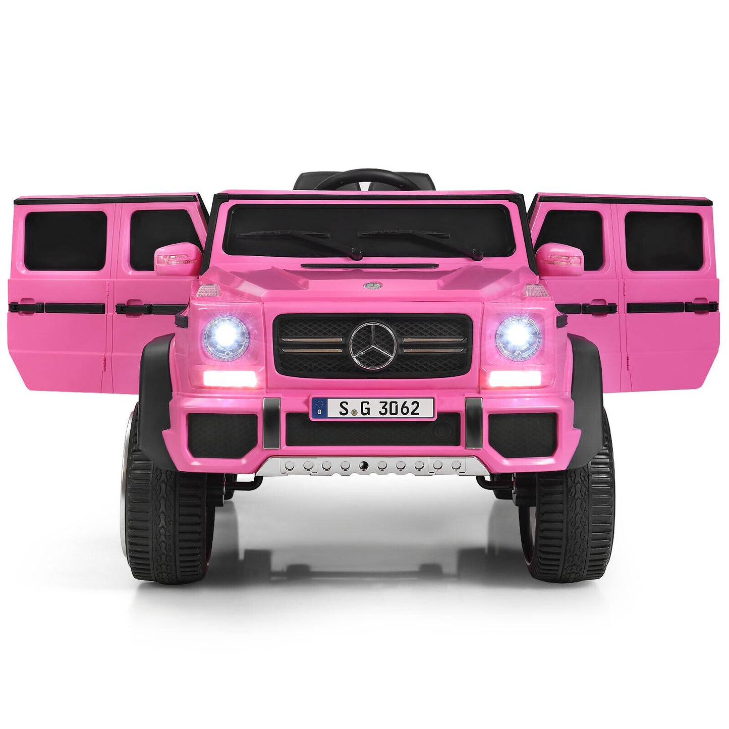 Licensed Mercedes-Benz Kids Ride On Car, 12V, Pink Powered Ride On Toys at Gallery Canada