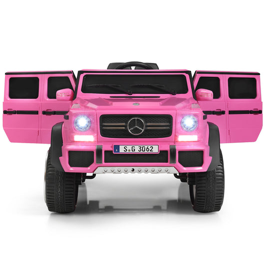 Licensed Mercedes-Benz Kids Ride On Car, 12V, Pink Powered Ride On Toys Pink at Gallery Canada