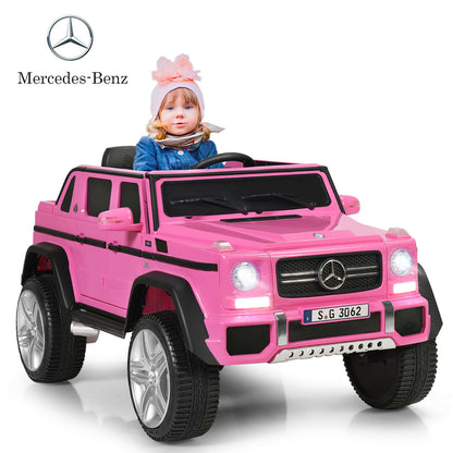 12V Licensed Mercedes-Benz Kids Ride On Car, Pink Powered Ride On Toys at Gallery Canada
