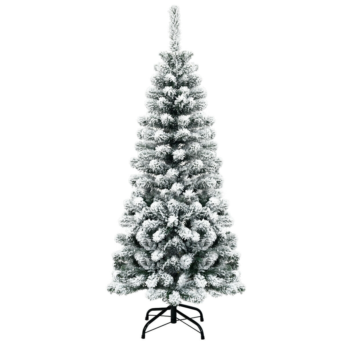 4.5 Feet Artificial Pencil Christmas Tree, 242 Branch, Green Christmas Tree Green at Gallery Canada