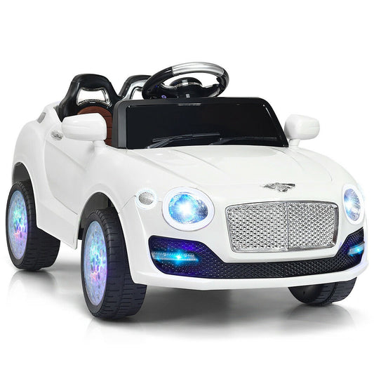 6V Kids Ride on Car RC Remote Control with MP3, White - Gallery Canada