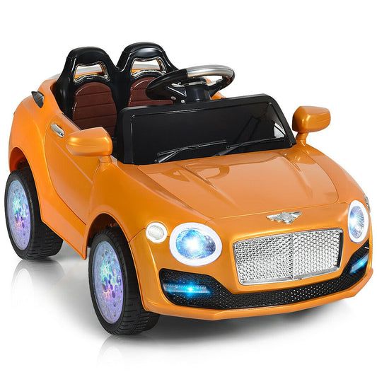 6V Kids Ride on Car RC Remote Control with MP3, Golden - Gallery Canada