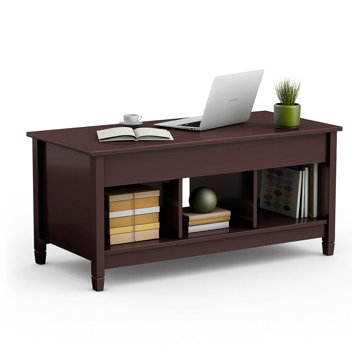 Lift Top Coffee Table with Hidden Storage Compartment, Coffee Coffee Tables at Gallery Canada
