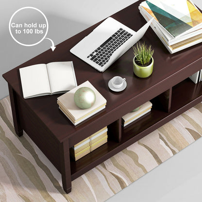 Lift Top Coffee Table with Hidden Storage Compartment, Coffee Coffee Tables at Gallery Canada