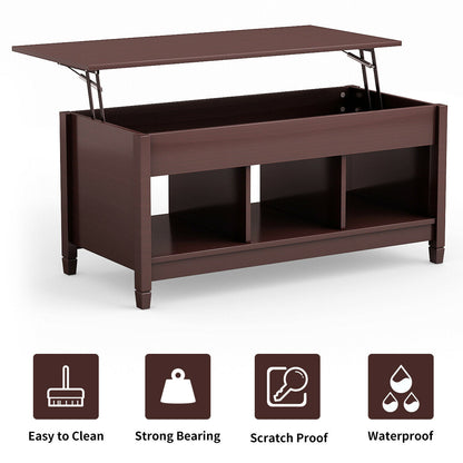 Lift Top Coffee Table with Hidden Storage Compartment, Coffee Coffee Tables at Gallery Canada