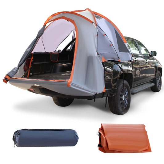 2 Person Portable Pickup Tent, S, Orange