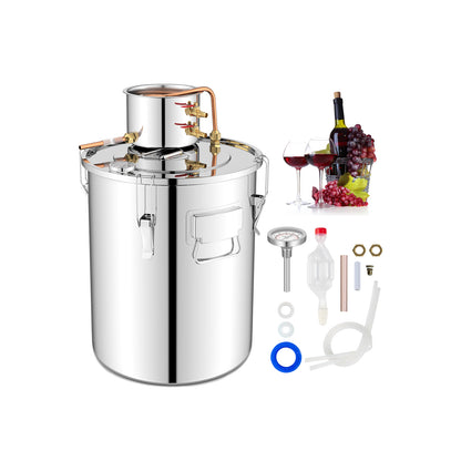 10 Gal Water Alcohol Distiller, 2 Stainless Steel Pots, Silver Juicers & Coffee Machines at Gallery Canada