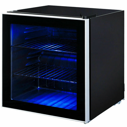 60 Can Beverage Mini Refrigerator with Glass Door Wine & Beverage Coolers at Gallery Canada