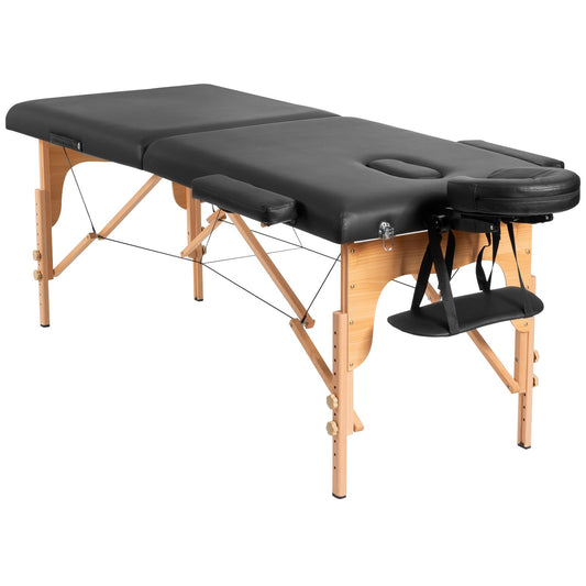Portable Adjustable Facial Spa Bed  with Carry Case, Black at Gallery Canada