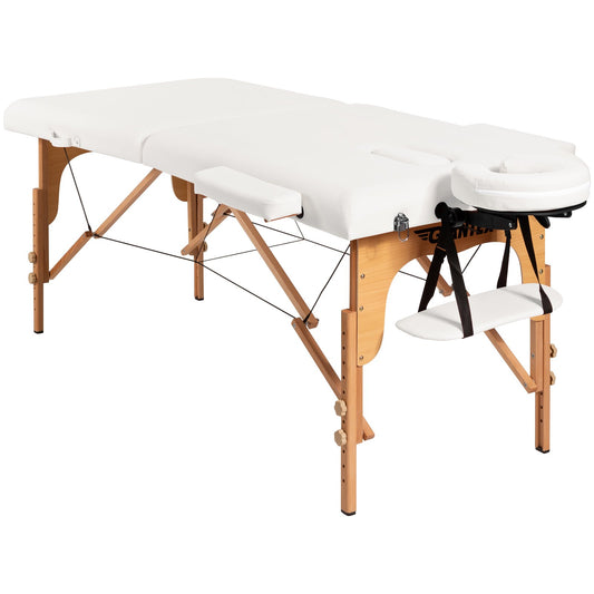 Portable Adjustable Facial Spa Bed  with Carry Case, White at Gallery Canada