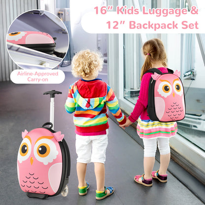 Portable Rolling Suitcase For Children, Pink Kids Luggage at Gallery Canada