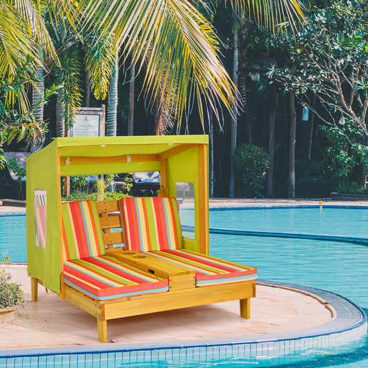 Kids Patio Lounge Chair With Cup Holders, Multicolor Kids Chairs & Seating Multicolor at Gallery Canada