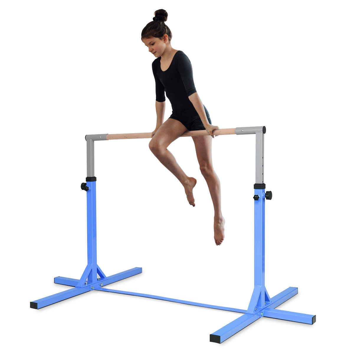 Adjustable Gymnastics Bar Horizontal Bar for Kids, Blue Toy Sports at Gallery Canada