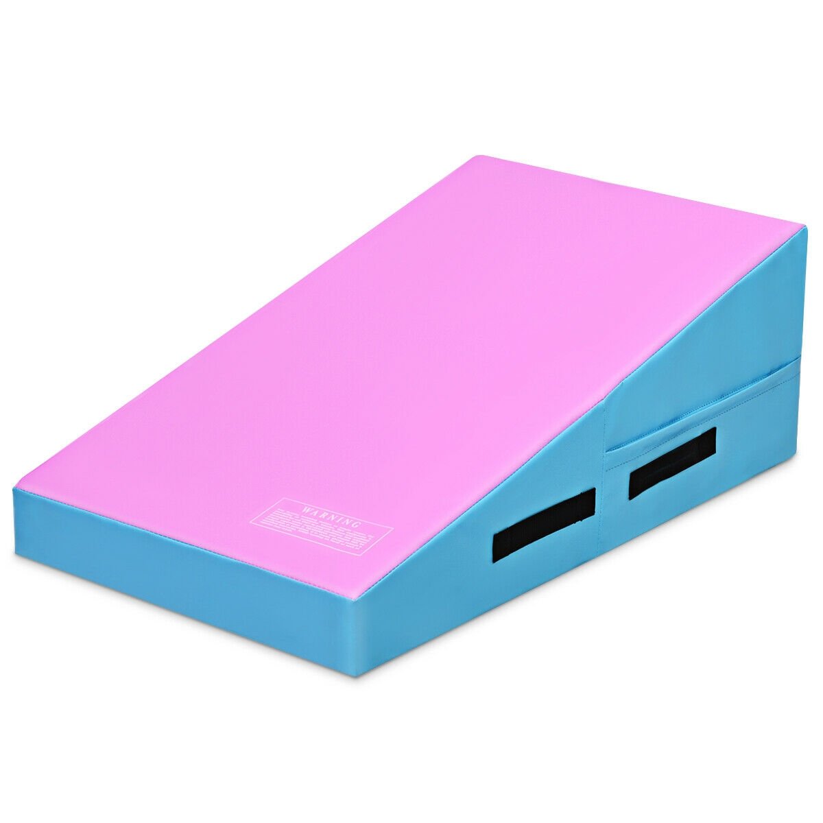 Incline Gymnastics Mat Wedge Ramp Gym Tumbling Exercise Mat, Pink & Blue - Gallery Canada