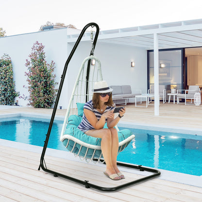 Adjustable Hammock Chair Stand, Steel Frame, Black Hammocks at Gallery Canada