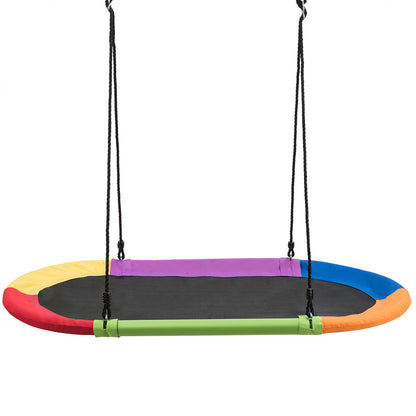 60 Inch Saucer Surf Outdoor Adjustable Swing Set, Multicolor Swing & Playsets at Gallery Canada