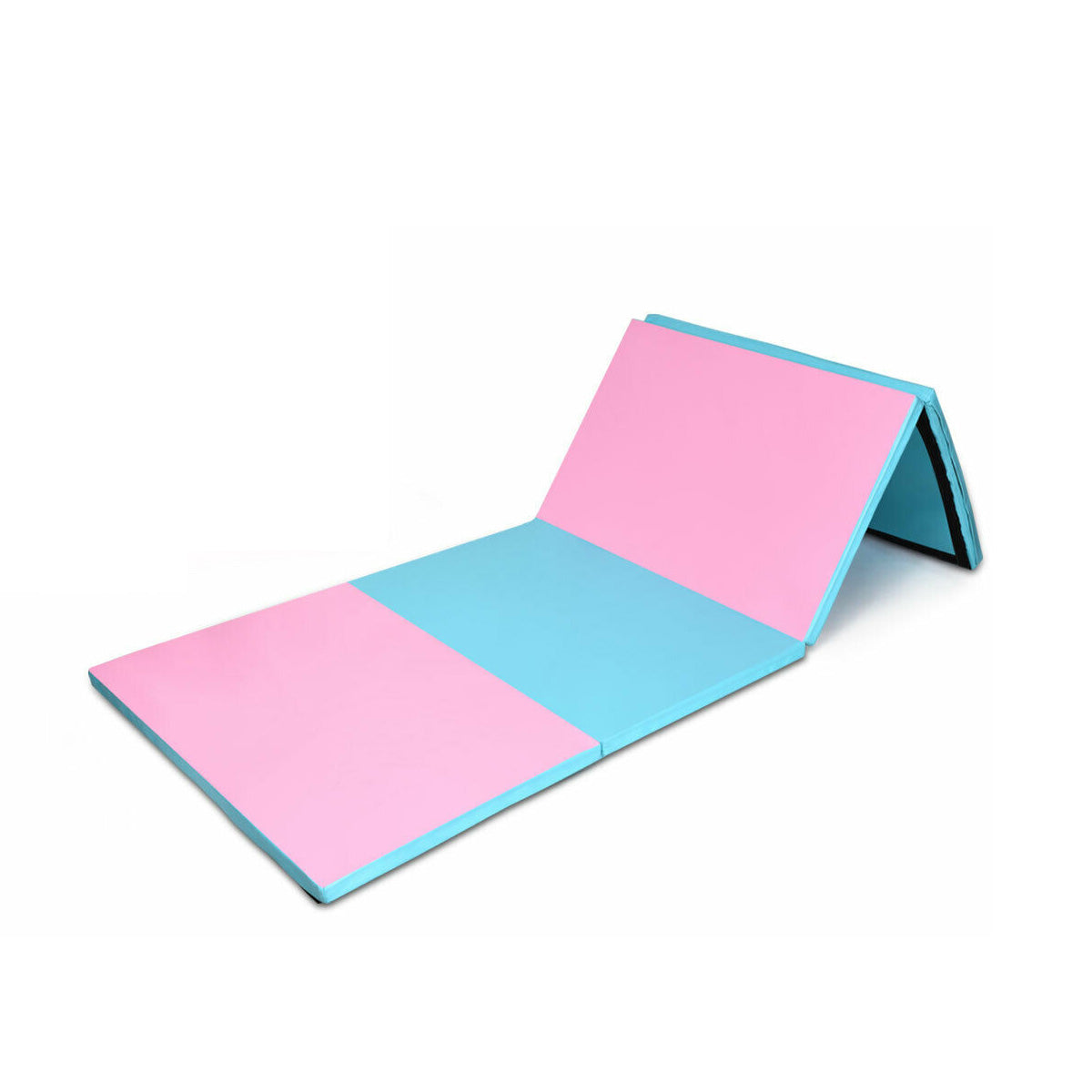 8 x 4 Feet Folding Gymnastics Tumbling Mat, Pink & Blue Yoga & Gym Mats at Gallery Canada