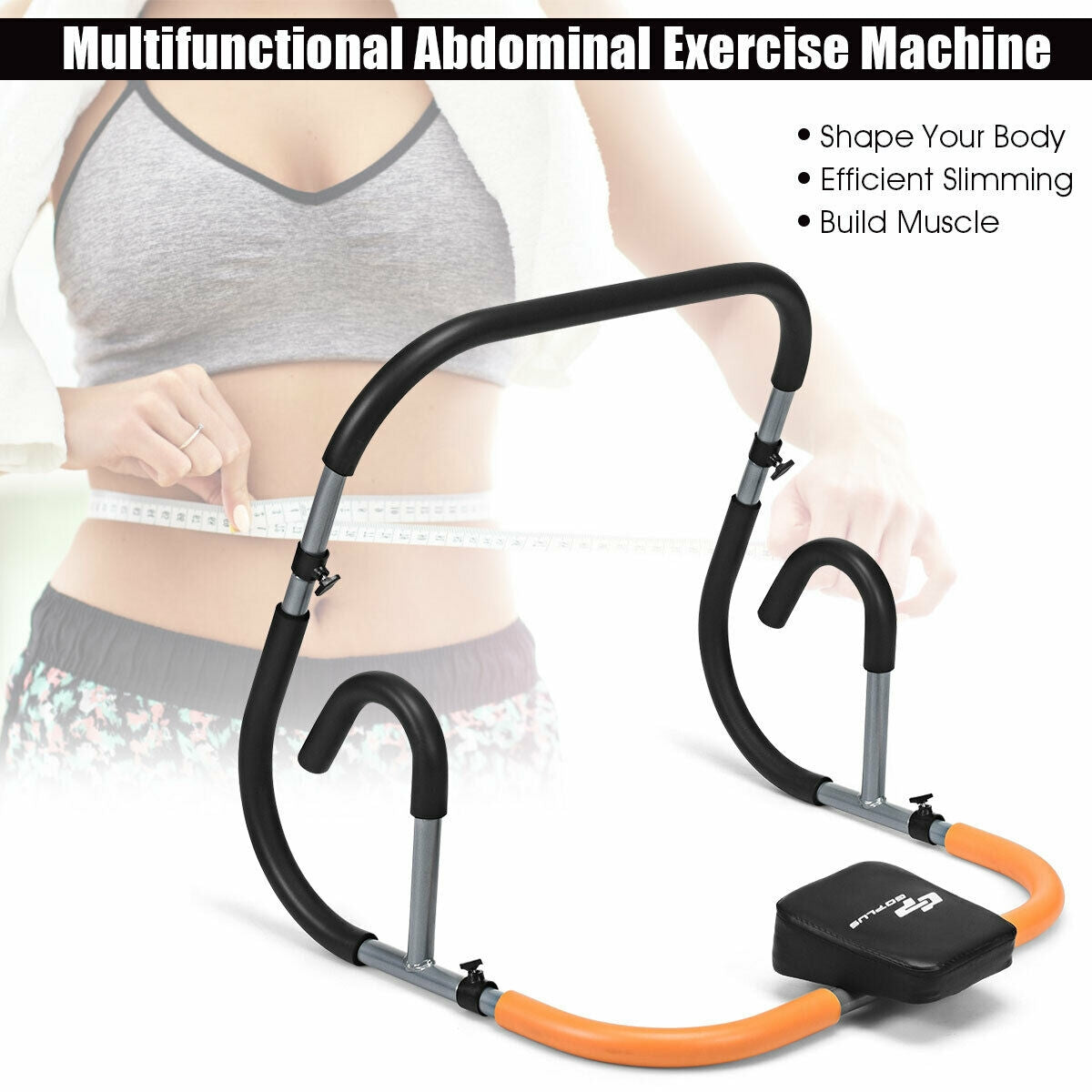 Portable Ab Fitness Crunch Machine, Black Benches Racks & Bars at Gallery Canada