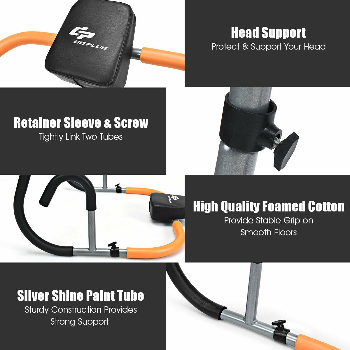 Portable Ab Fitness Crunch Machine, Black Benches Racks & Bars at Gallery Canada