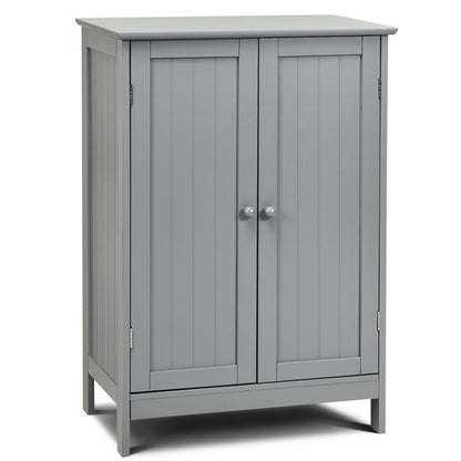 Bathroom Floor Storage Double Door Cupboard Cabinet, Gray Floor Cabinets at Gallery Canada
