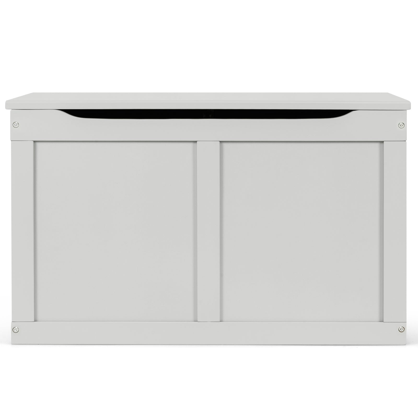 Safety Hinge Wooden Chest Organizer Toy Storage Box, Gray Kids Storage at Gallery Canada