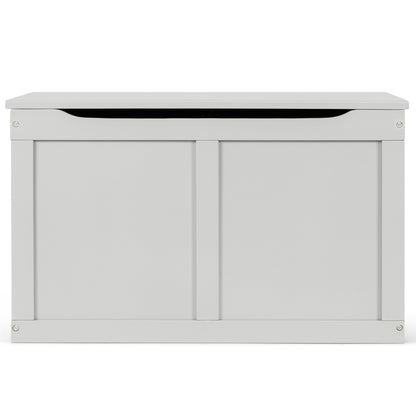 Safety Hinge Wooden Chest Organizer Toy Storage Box, Gray Kids Storage at Gallery Canada