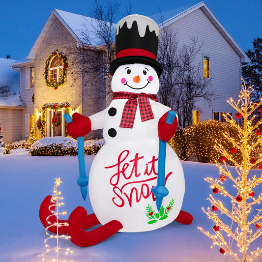 Christmas Decoration with LED Lights and Built-in Sandbag, Multicolor - Gallery Canada