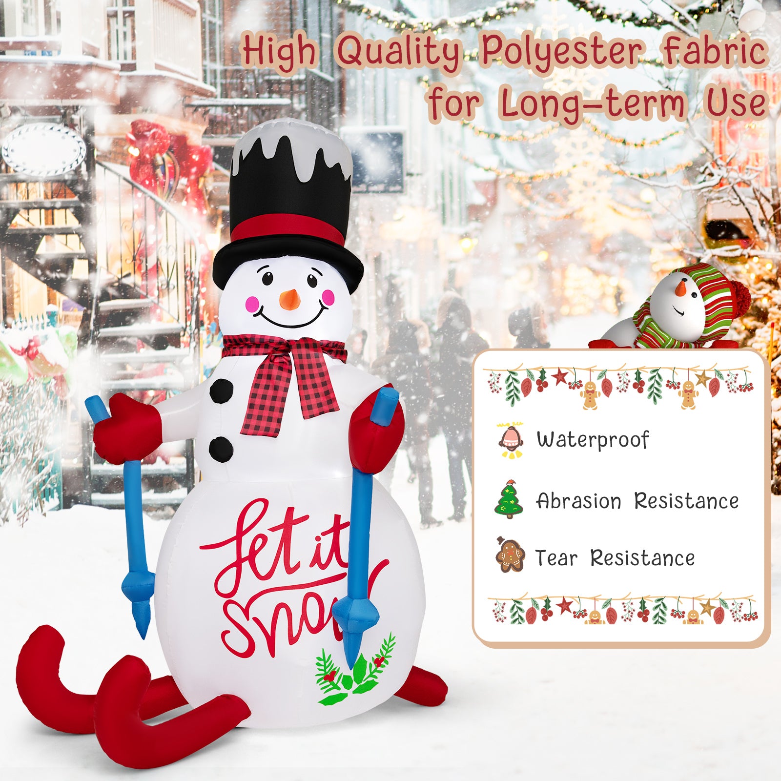 Christmas Decoration, LED Lights, Built-In Sandbag, Multicolor Christmas Inflatables at Gallery Canada