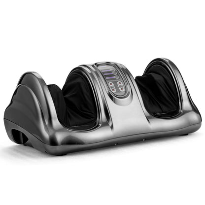 Shiatsu Foot Massager, High Intensity Rollers, Gray