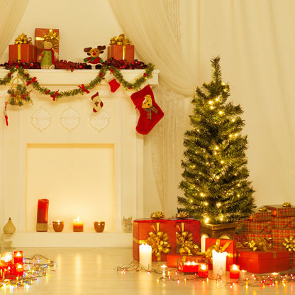 4 Feet Pre-Lit Potted Christmas Tree, Green Christmas Tree at Gallery Canada