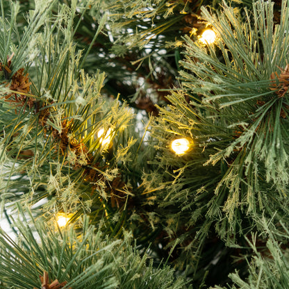 4 Feet Pre-Lit Potted Christmas Tree, Pine Needles, Green Christmas Tree at Gallery Canada