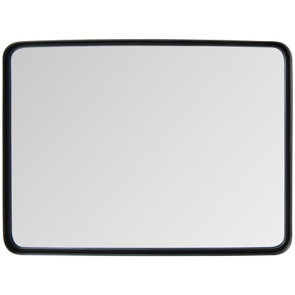 Rectangular Wall Mount Bathroom Mirror, Solid Steel Frame, M, Black Wall Mirrors Black at Gallery Canada