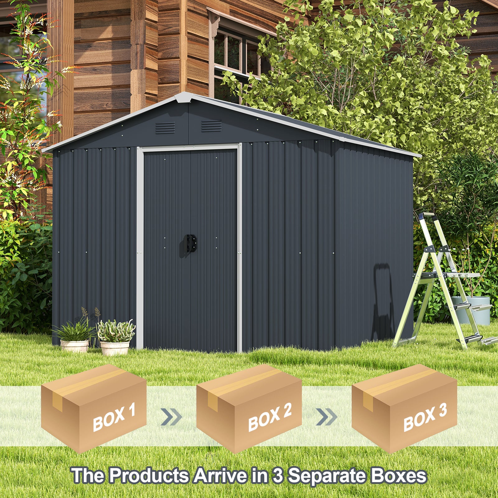 Outside Storage Shed with Lock Air Window Sheds & Outdoor Storage at Gallery Canada